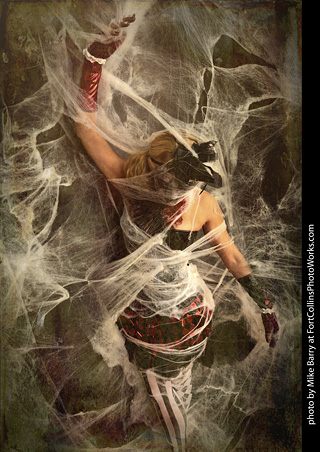 Freddy Krueger/Harley Quinn model shoot - Mandy