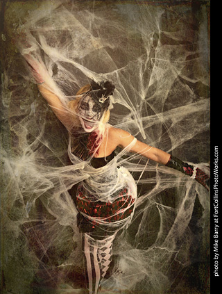 Freddy Krueger/Harley Quinn model shoot - Mandy