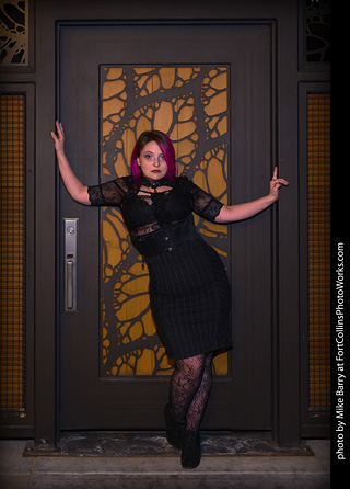 Night in Old Town Model Shoot - Mollie