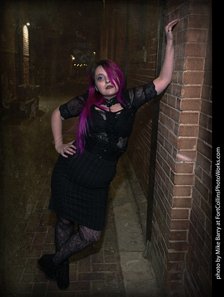 Night in Old Town Model Shoot - Mollie