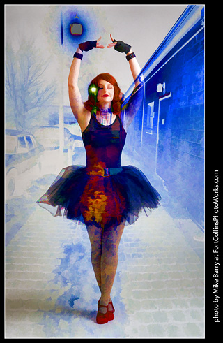 Black Widow Ballerina Shoot - Ashley