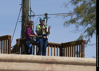 Zip Line at Old Tucson