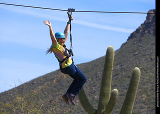 Zip Line at Old Tucson