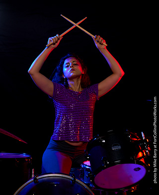 Mirna on Drums