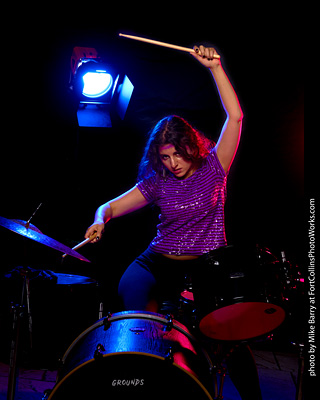 Mirna on Drums