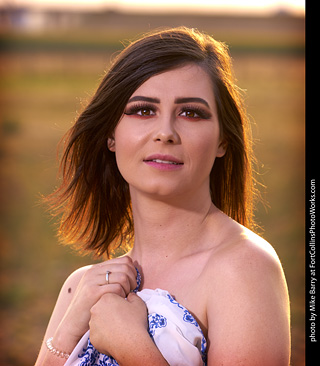 Lily at the Farm Model Shoot