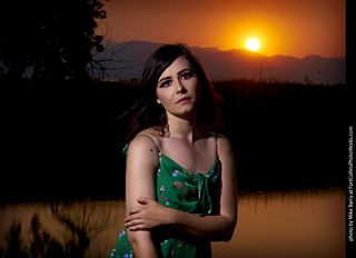 Lily at the Farm Model Shoot