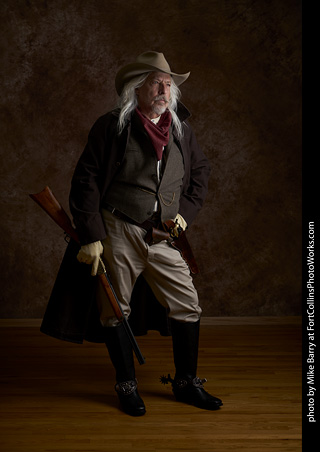 Old Western model shoot