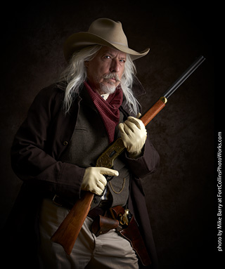 Old Western model shoot