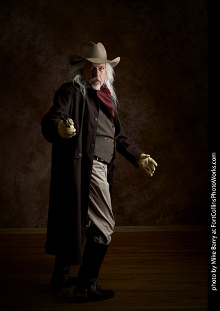 Old Western model shoot