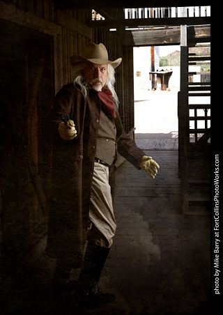 Old Western model shoot