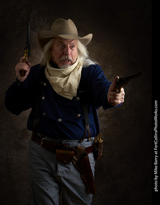 Old Western model shoot