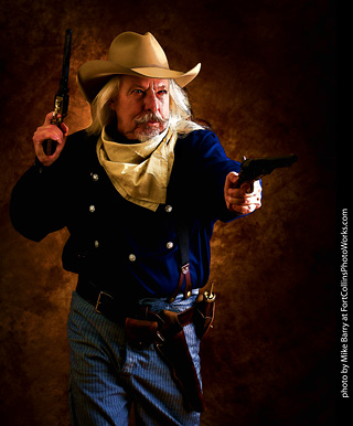 Old Western model shoot