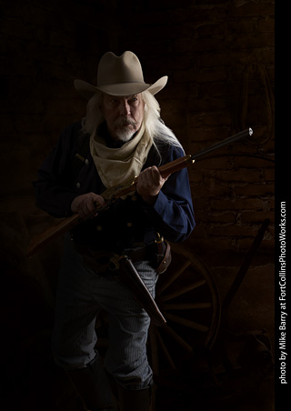 Old Western model shoot