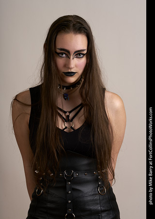 Goth model shoot