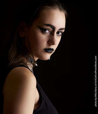 Goth model shoot