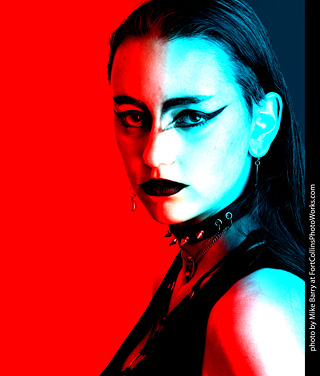 Goth model shoot