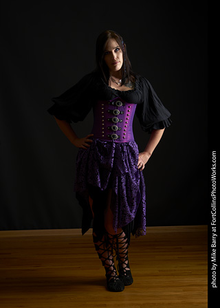 Corset model shoot