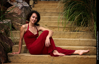 Tamara in The Rock Garden