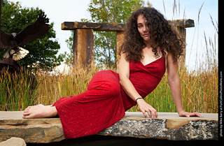 Tamara in The Rock Garden