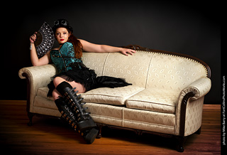 Steampunk Model Shoot with Brenna