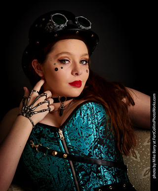 Steampunk Model Shoot with Brenna