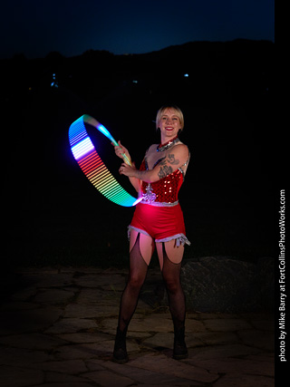 Circus photo shoot