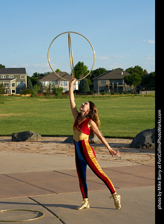 Circus photo shoot