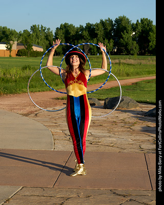 Circus photo shoot