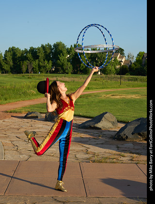 Circus photo shoot