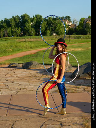 Circus photo shoot