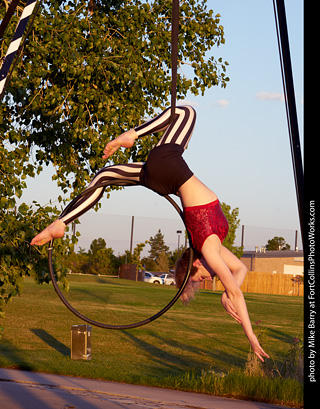 Circus photo shoot