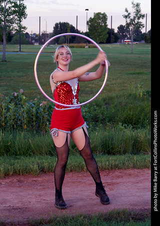 Circus photo shoot