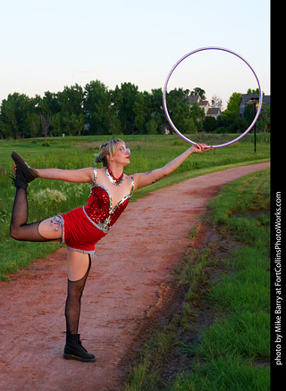 Circus photo shoot