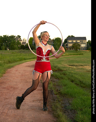 Circus photo shoot