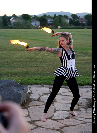 Circus photo shoot