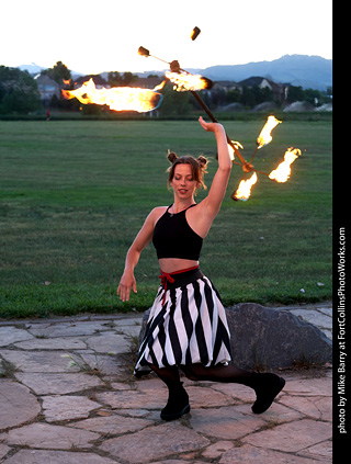 Circus photo shoot