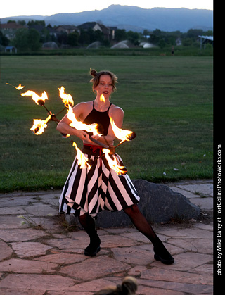 Circus photo shoot