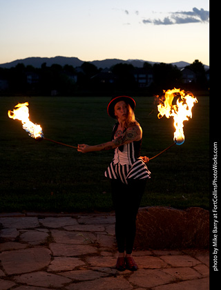 Circus photo shoot