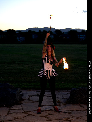 Circus photo shoot