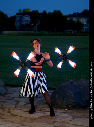 Circus photo shoot