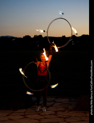 Circus photo shoot