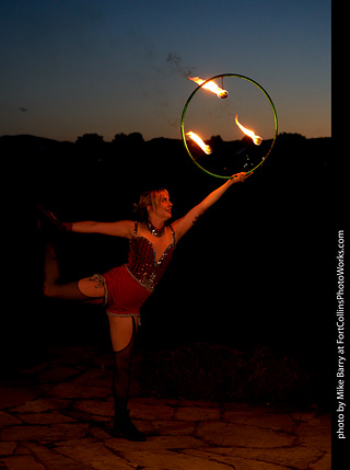 Circus photo shoot