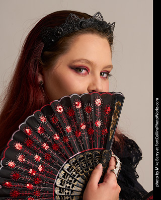 Brenna at the Halloween shoot