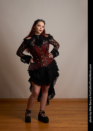 Brenna at the Halloween shoot