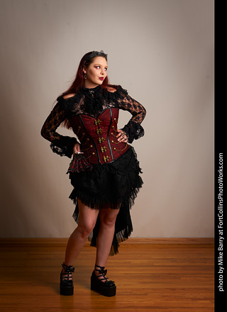 Brenna at the Halloween shoot