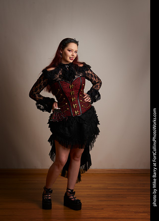 Brenna at the Halloween shoot