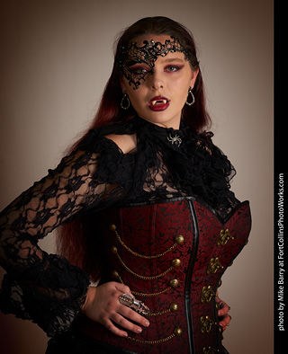 Brenna at the Halloween shoot