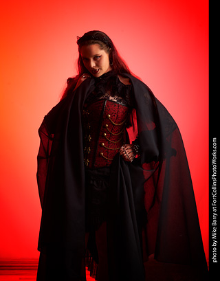 Brenna at the Halloween shoot