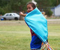young girl Wind River Indian dancer